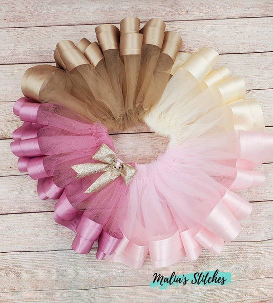 Boho Muted Color Tutu for Dance, Ballet, or Parties