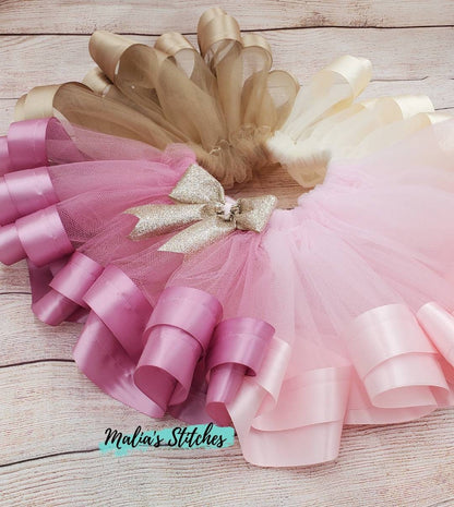 Boho Muted Color Tutu for Dance, Ballet, or Parties