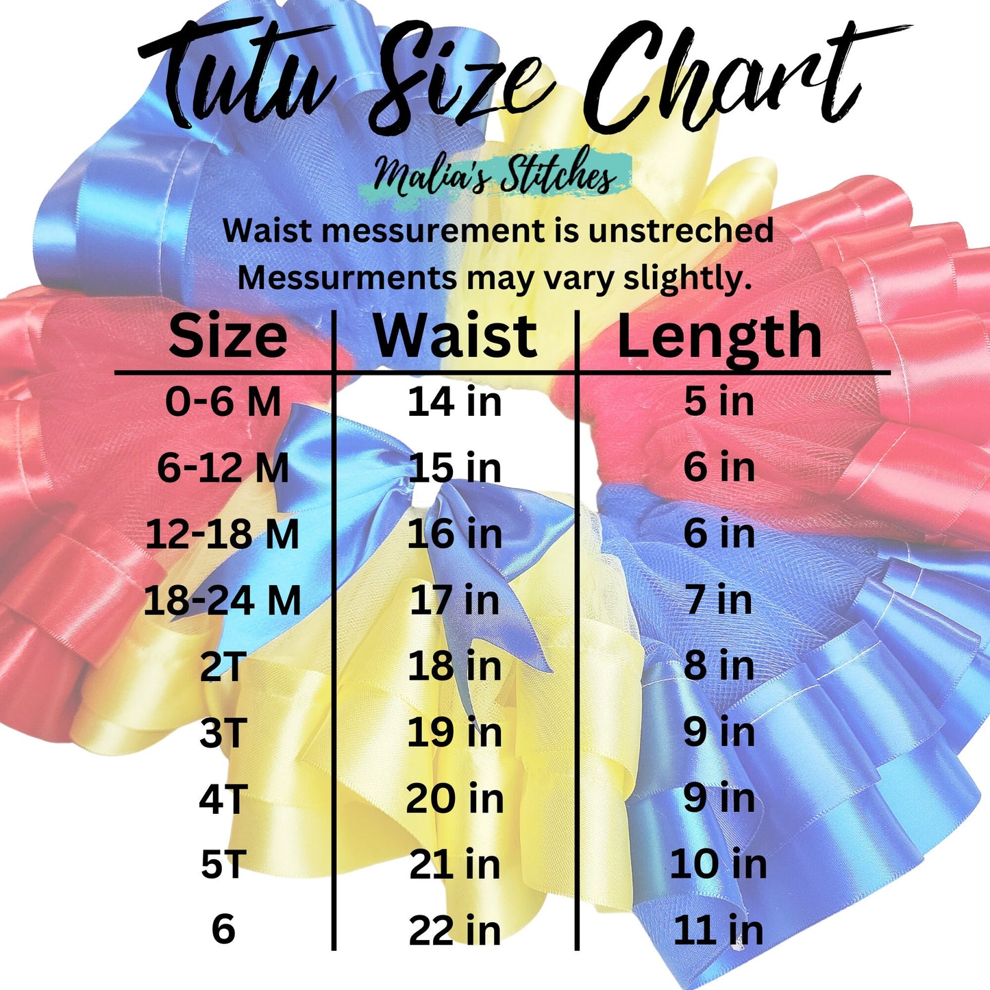 Circus Tent Theme Tutu for Dance, Ballet, or Parties