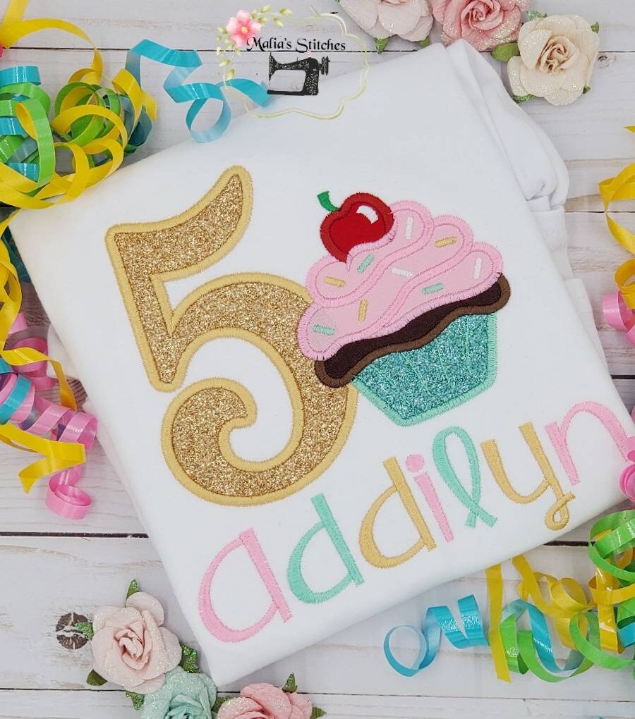 Cupcake Birthday Shirt