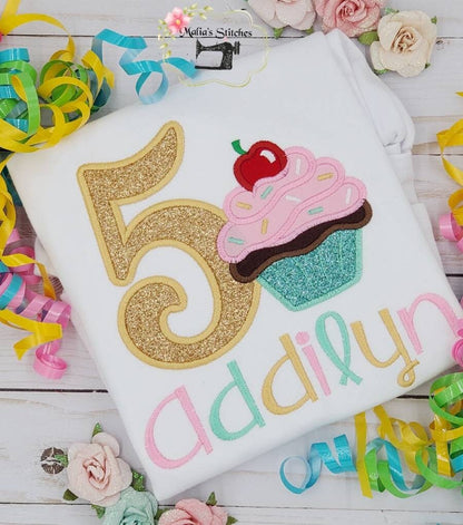 Cupcake Birthday Shirt