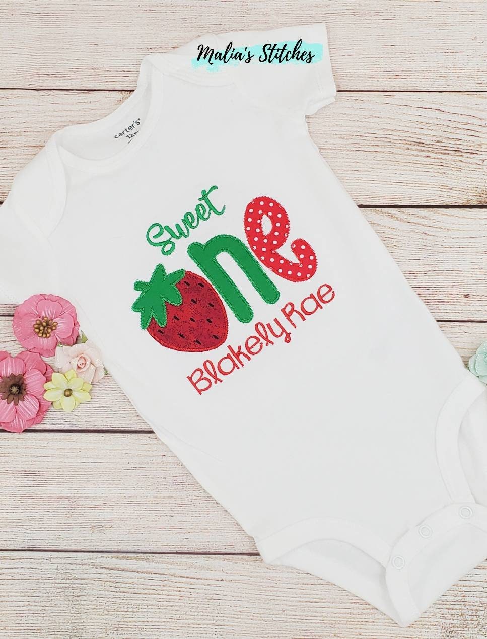 Sweet One Strawberry Birthday Shirt