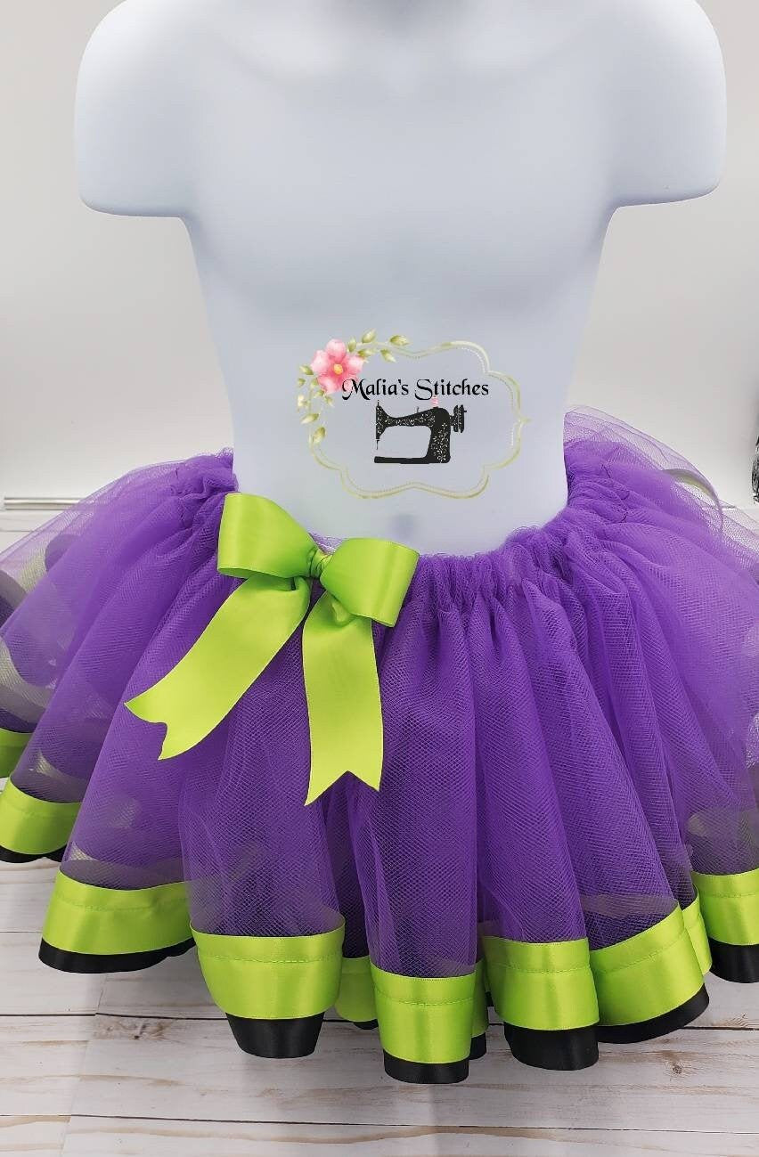 Purple Halloween Theme Tutu for Dance, Ballet or Parties