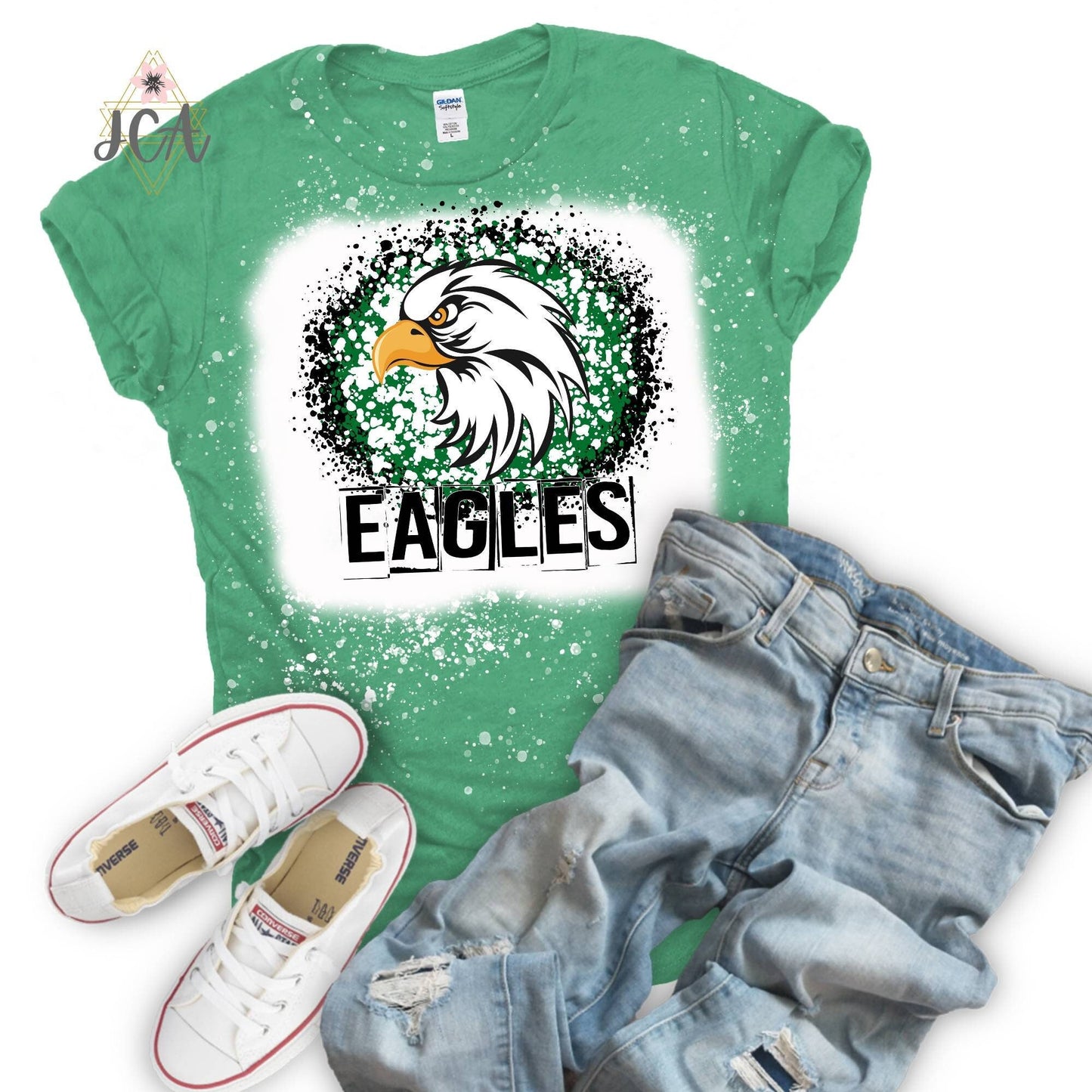 Eagles School Spirit Bleached Shirt