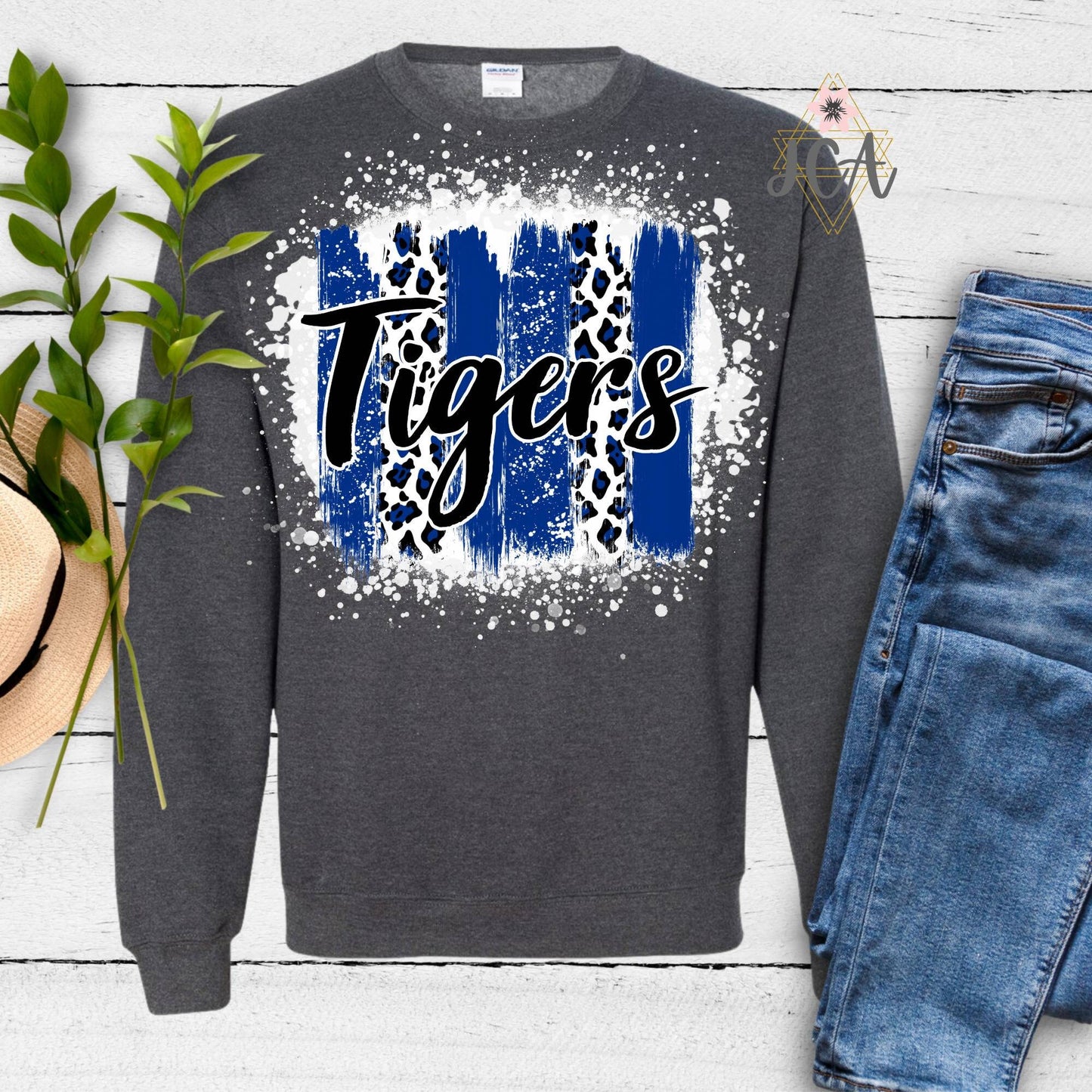 Tigers Bleached Shirt, crewneck, and Hoodie