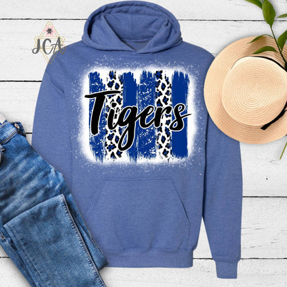 Tigers Bleached Shirt, crewneck, and Hoodie