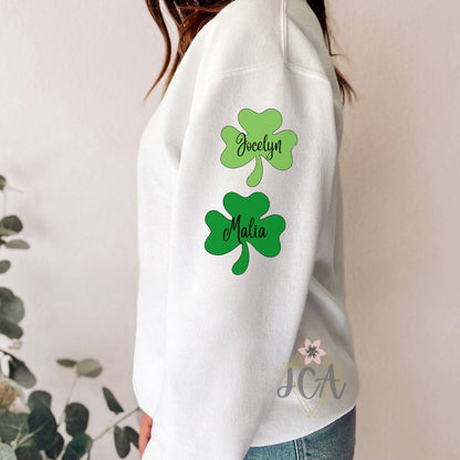 One Lucky Mama Crewneck with Personalization