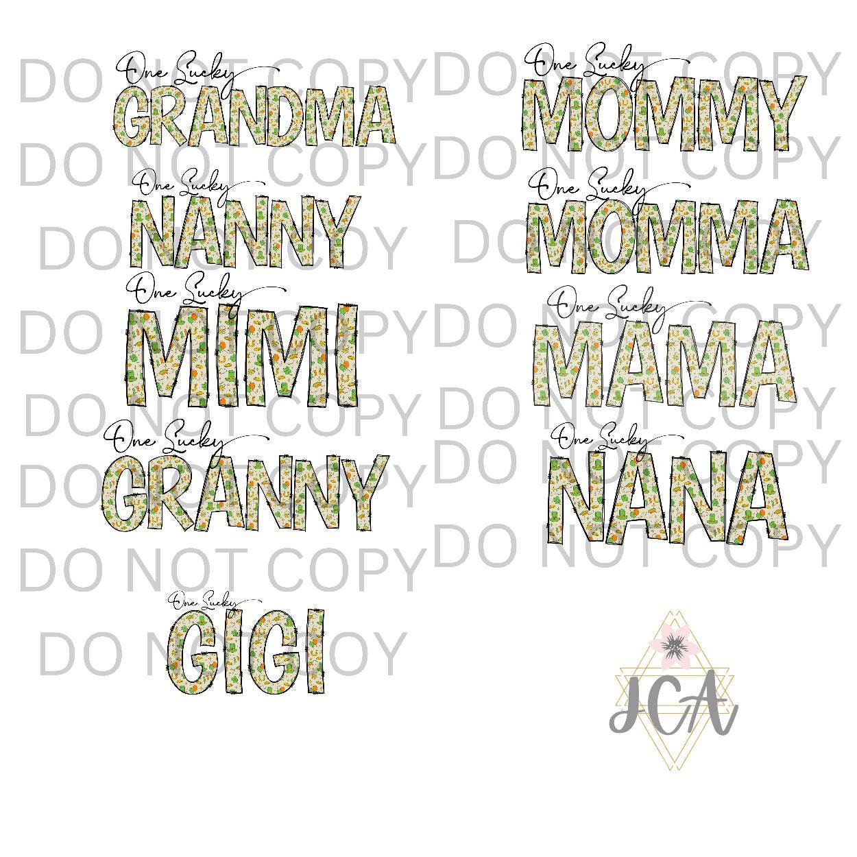 One Lucky Mama Crewneck with Personalization