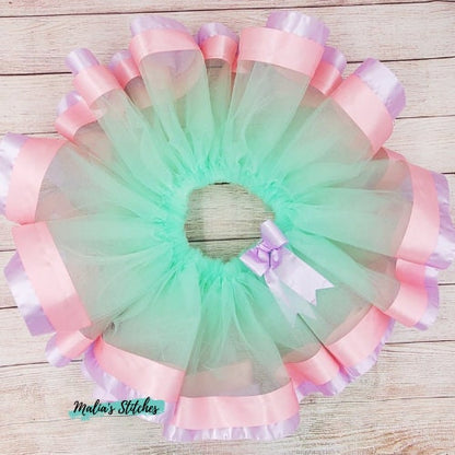 Mint Green Easter Theme Tutu for Dance, Ballet, or Parties