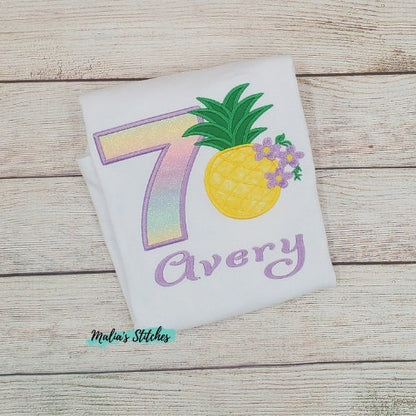 Pineapple Birthday Shirt